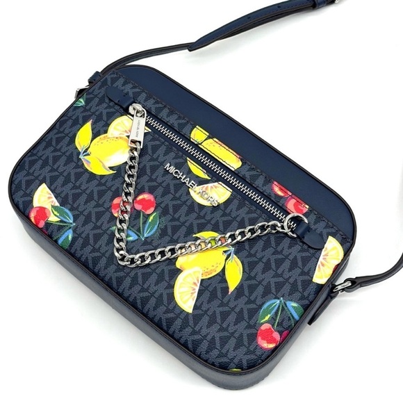 Michael Kors Large EW Zip Chain Xbody
Crossbody Bag Navy Blue Multi - Picture 4 of 11